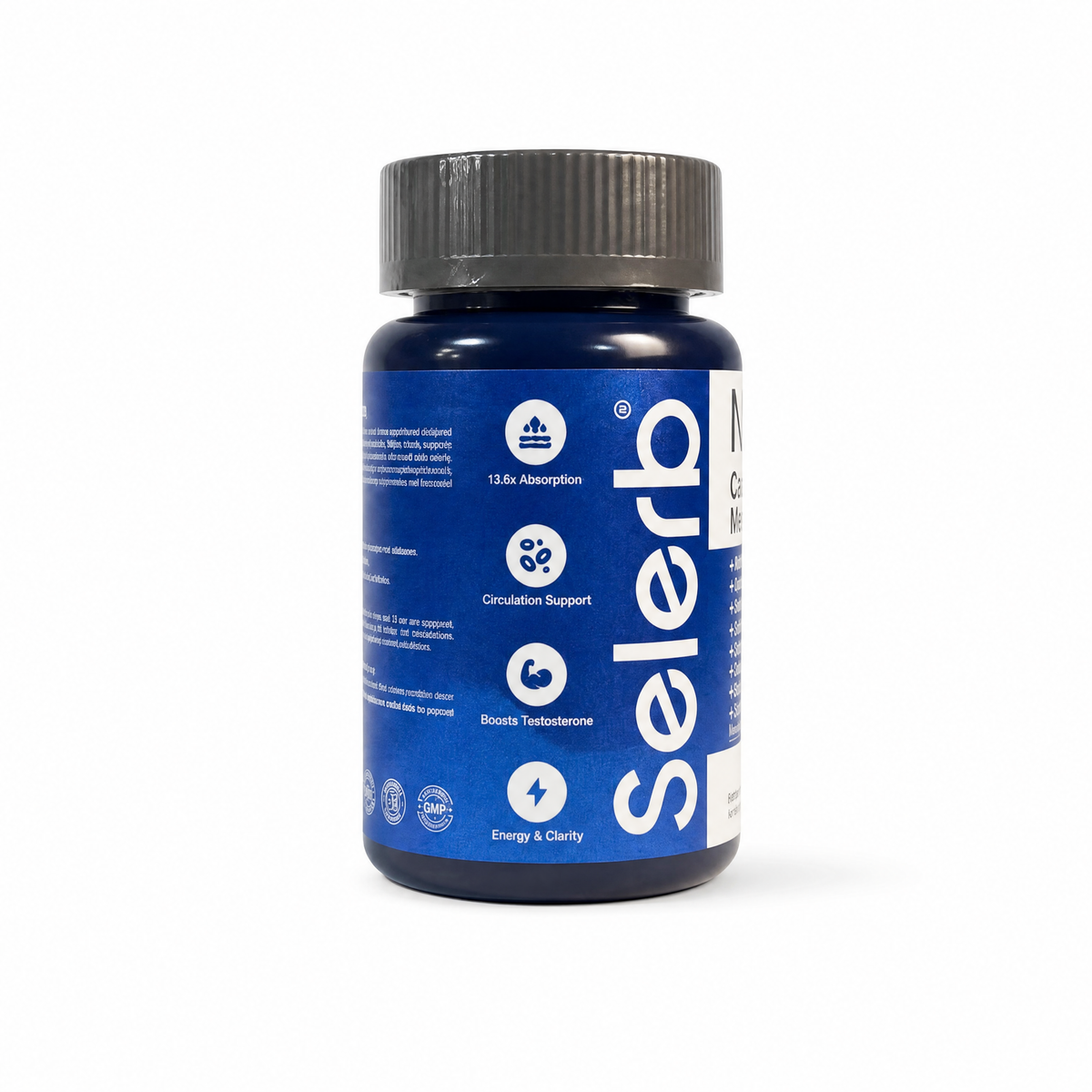 NAD+ Complejo Masculino · Resveratrol + CoQ10 + Saw Palmetto + Ashwagandha · 60 cápsulas Natupura