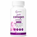 Multi Collagen Complex · Colágeno 5 Tipos + Biotina + Vitamina C · 60 cápsulas Natupura