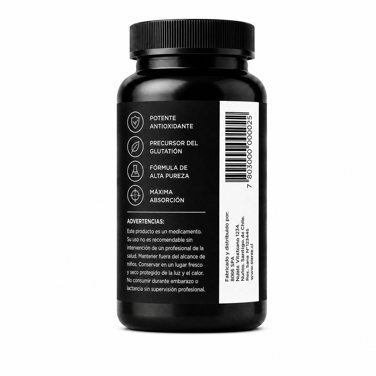 NAC N-Acetil Cisteína 600mg · Antioxidante · 60 cápsulas Natupura