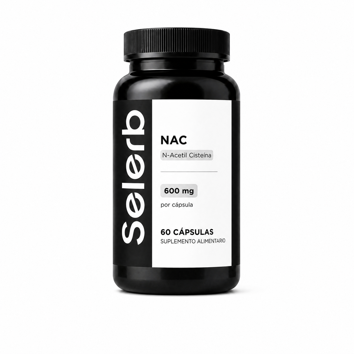 NAC N-Acetil Cisteína 600mg · Antioxidante · 60 cápsulas Natupura